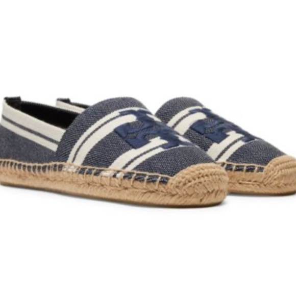 NIB 🆕 Tory Burch 🆕 Blue and White Espadrilles - Picture 3 of 6